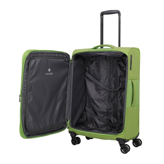 Travelite Corsiica 4 ruote Carrello M 67 cm con piega di espansione