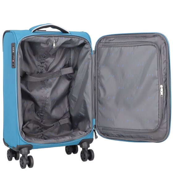 d&n Travel Line 9204 4 ruote Carrello della cabina 55 cm