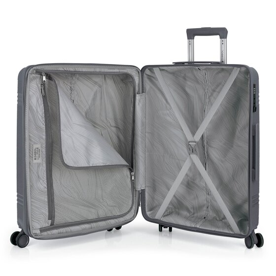 Gabol Saori 4 ruote Carrello M 66 cm con piega di espansione