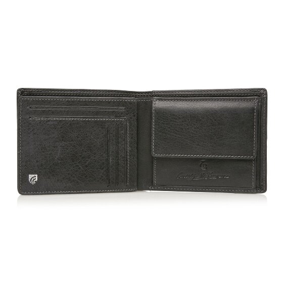 Castelijn & Beerens Portafoglio Protezione RFID Vera Pelle 11.5 cm