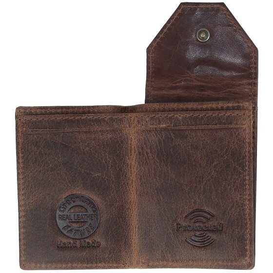 Greenland Nature Portafoglio Montana RFID in pelle 7 cm