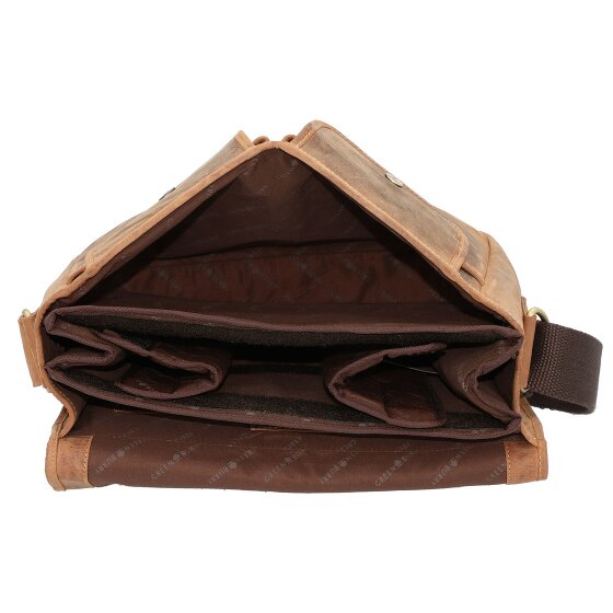 Greenburry Messenger vintage in pelle 34 cm