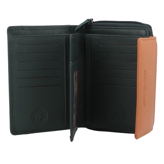 Greenburry Nappa Portafoglio Protezione RFID Pelle 14 cm