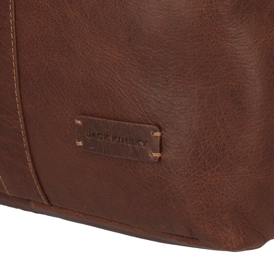 Jack Kinsky Porto Zaino da giorno Pelle 37 cm Scomparto per laptop