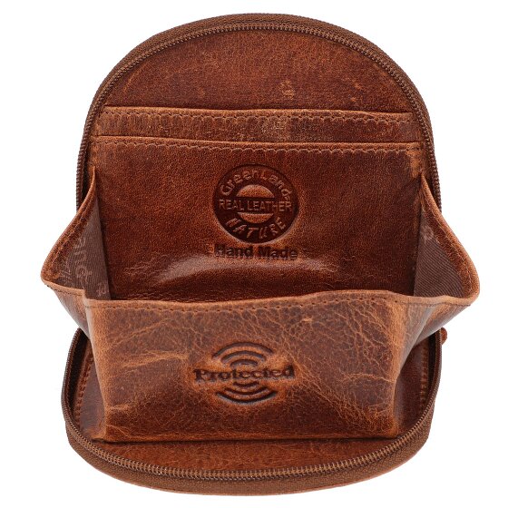 Greenland Nature Portamonete Montana RFID in pelle 10 cm