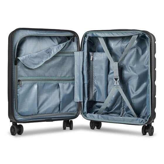 Franky Munich 4.0 4 ruote Trolley cabina 55 cm Vano porta PC espandibile