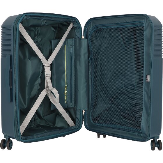 Hedgren Lineo Stripe M Carrello a 4 ruote 66 cm