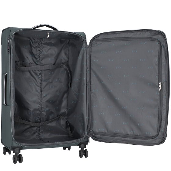 d&n Travel Line 9204 4 ruote Carrello L 76 cm con piega di espansione