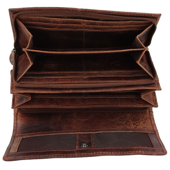 Greenland Nature Portafoglio Montana RFID in pelle 19 cm Greenland Nature Portafoglio Montana RFID in pelle 19 cm