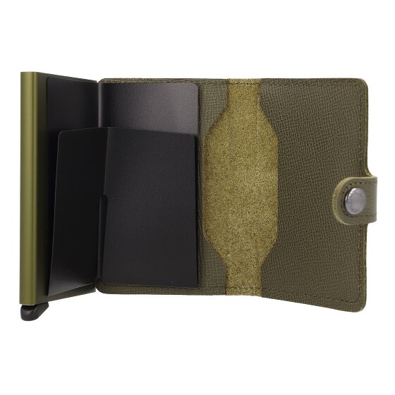 Secrid Miniwallet Custodia per carta di credito Protezione RFID Vera Pelle 6.5 cm
