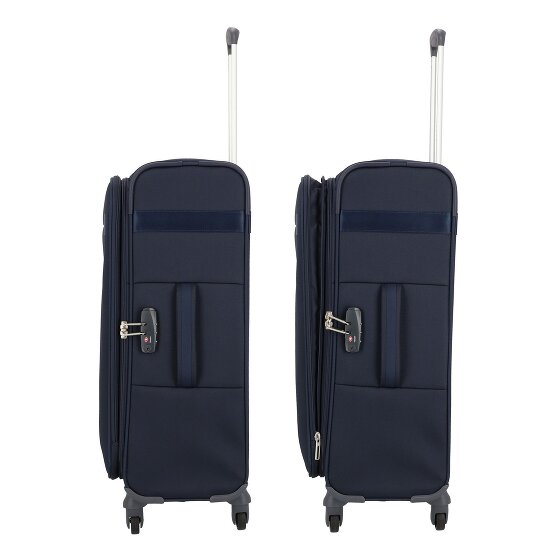 Samsonite Citybeat 4 ruote Carrello 66 cm con piega di espansione
