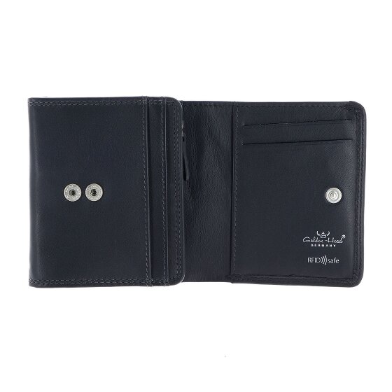 Golden Head Polo Portafoglio Protezione RFID Vera Pelle 10 cm