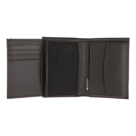 oxmox Leather Portafoglio Protezione RFID Vera Pelle 10 cm