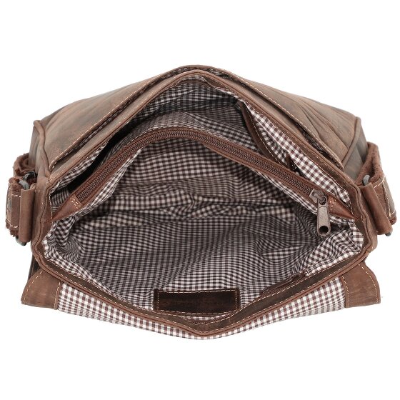 Jack Kinsky Baltimore 4 Borsa a tracolla in pelle 28 cm