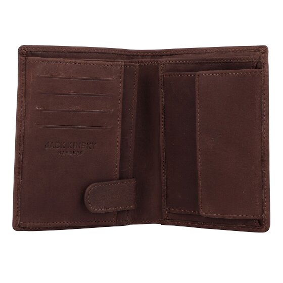 Jack Kinsky Aruba Portafoglio Protezione RFID Pelle 12.5 cm