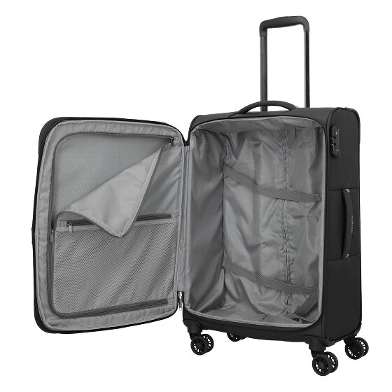 Travelite Umbria 4 ruote Carrello M 67 cm con piega di espansione