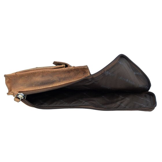Greenburry Marsupio vintage in pelle 10 cm