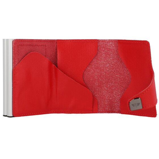 Tru Virtu Custodia per carte di credito Click & Slide Portafoglio RFID in pelle 6,5 cm