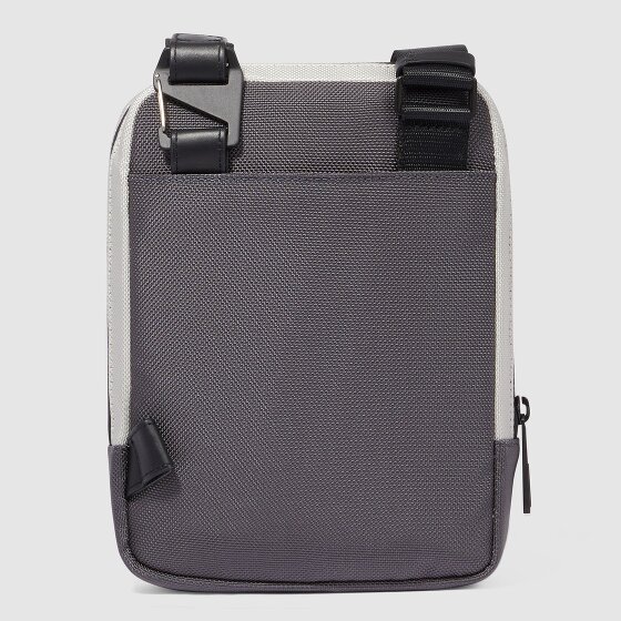 Piquadro Borsa crossbody con tasca per iPad mini in tessuto riciclato