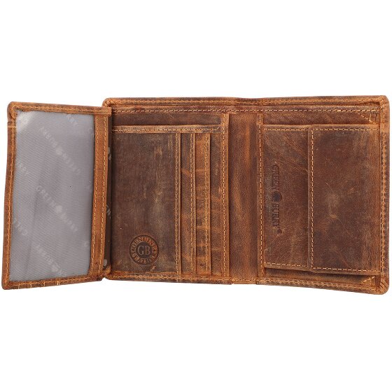 Greenburry Portafoglio vintage RFID in pelle 10 cm