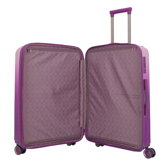 Travelite Lascana Edition 4 ruote Carrello M 65 cm con piega di espansione