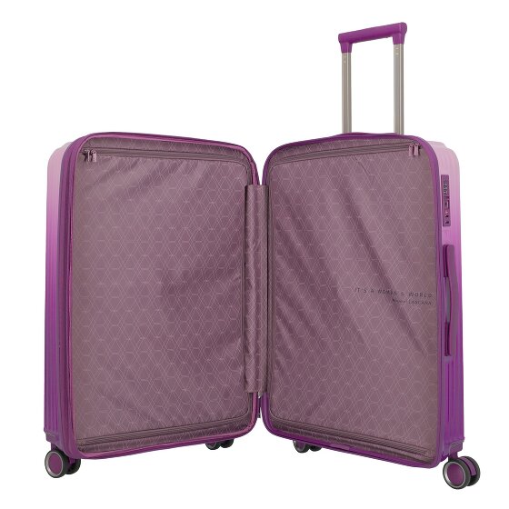 Travelite Lascana 4 ruote Carrello M 65 cm con piega di espansione