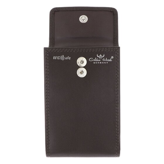 Golden Head Polo RFID Custodia per carte di credito in pelle 12 cm