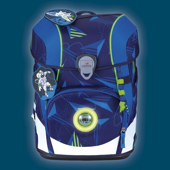 DerDieDas ErgoFlex Tiny LED Set di borse per la scuola