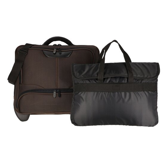 Dermata 2 ruote Carrello business 41 cm Scomparto per laptop