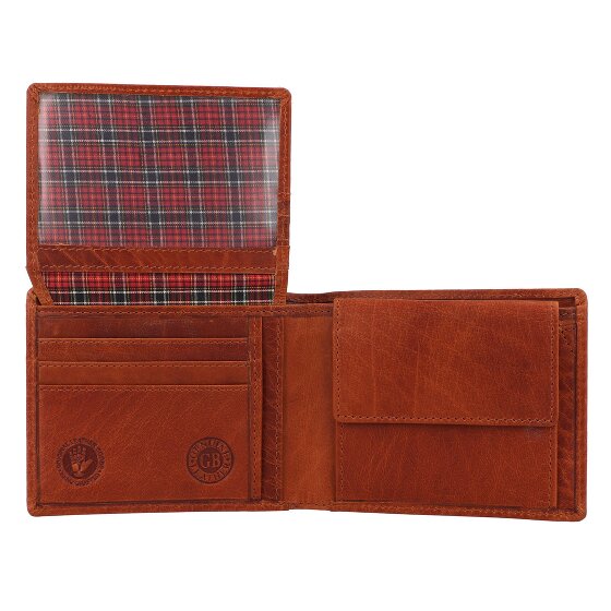 Greenburry House of Norway Portafoglio Protezione RFID Pelle 12 cm