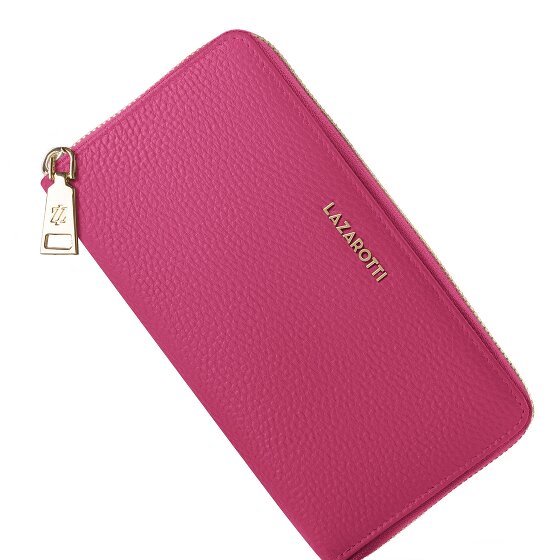 Lazarotti Portafoglio Bologna XL con zip in pelle 19 cm