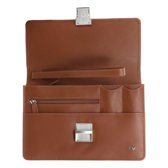 Golden Head Polo Uomo Borsa da polso in pelle 23 cm