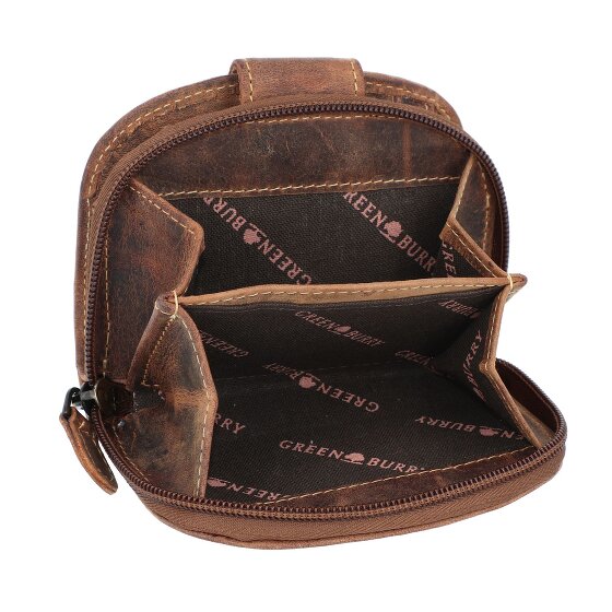 Greenburry Portafoglio vintage in pelle 9 cm
