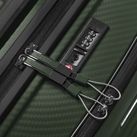 Redolz Essentials 17 Trolley da cabina a 4 ruote 55 cm con tasca morbida per laptop