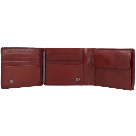 Braun Büffel Portafoglio Country RFID in pelle 12 cm