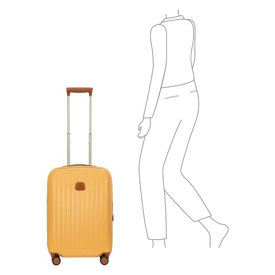 Bric's Taormina 4 ruote Carrello S 57 cm con piega di espansione