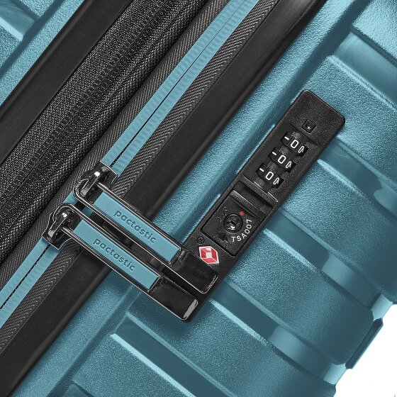 Pactastic Collection 04 THE MEDIUM + 4 ruote Carrello M 66 cm con piega di espansione