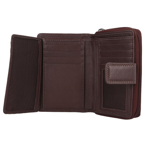 mano Donna Giulia Portafoglio Vera Pelle 13 cm