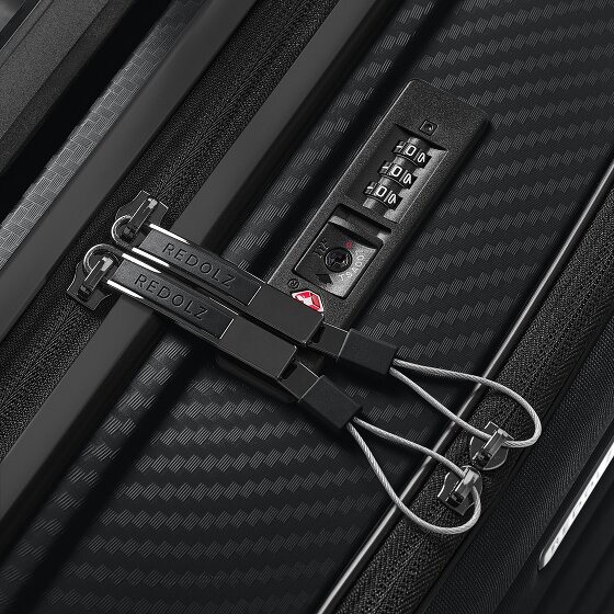 Redolz Essentials 17 Trolley da cabina a 4 ruote 55 cm con tasca morbida per laptop Redolz Essentials 17 Trolley da cabina a 4 ruote 55 cm con tasca morbida per laptop