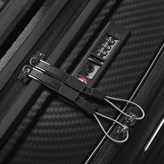 Redolz Essentials 17 Trolley da cabina a 4 ruote 55 cm con tasca morbida per laptop