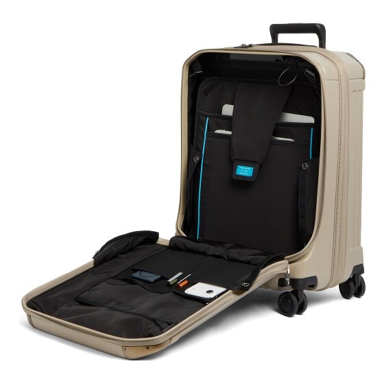 Piquadro PQ-Light 4 ruote Trolley cabina S 56 cm Vano porta PC espandibile