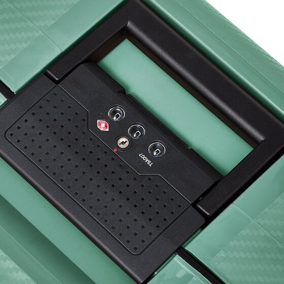 Redolz Set di valigie Essentials 15 a 4 ruote M+L con chiusura a tre punti