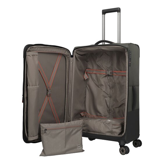 Travelite Crosslite 5.0 4 ruote Carrello L 77 cm con piega di espansione