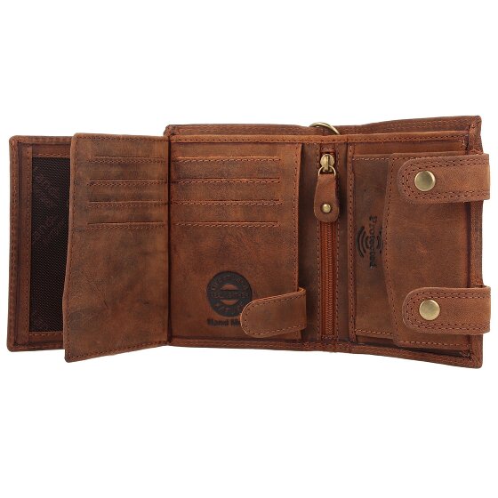 Greenland Nature Montenegro Portafoglio RFID in pelle 9 cm