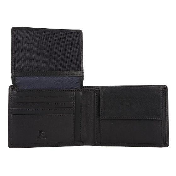 Jack Kinsky Montreal Portafoglio Protezione RFID Pelle 12 cm