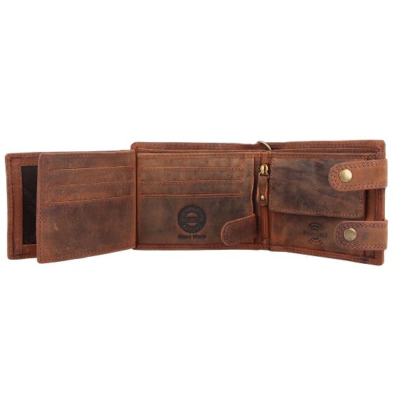 Greenland Nature Montenegro Portafoglio RFID in pelle 12 cm