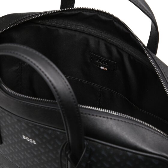 Boss Zair Valigetta Pelle 38 cm Scomparto per laptop