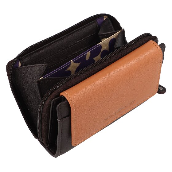 Greenburry Nappa Portafoglio Protezione RFID Pelle 14 cm