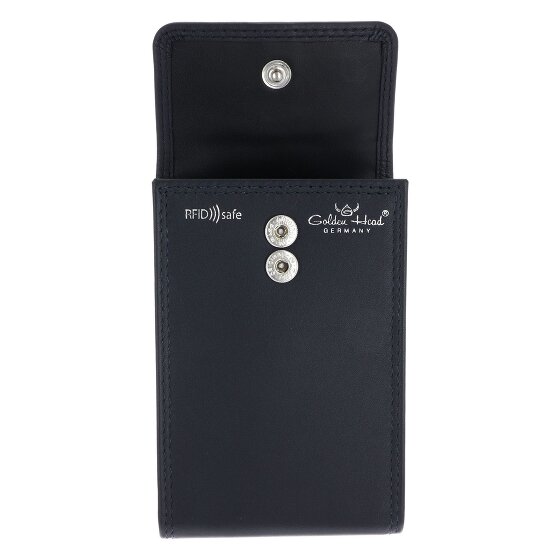 Golden Head Polo RFID Custodia per carte di credito in pelle 12 cm