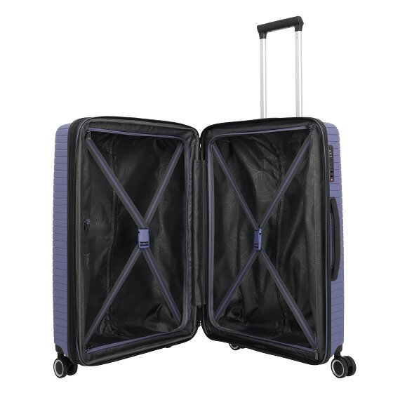 Travelite Orbita 4 ruote Set di valigie 3 pezzi con piega di espansione